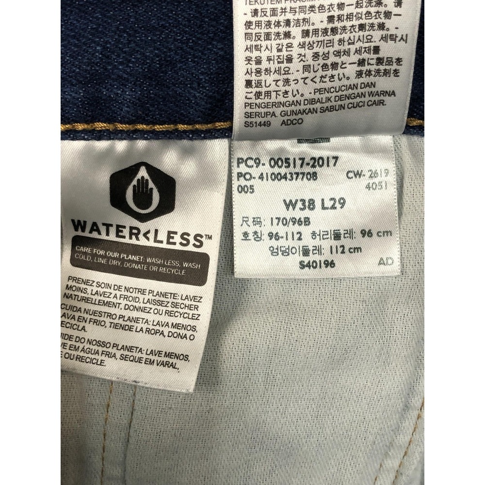Levi's 517 Jeans Mens 37x28 (Tag 38x29) Blue Bootcut Denim High Rise - Picture 11 of 16